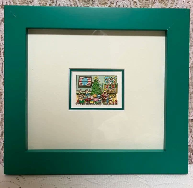 Rizzi  FOR CHRISTMAS 版画 Here is our 2025 James Rizzi–Inspired Christmas Board