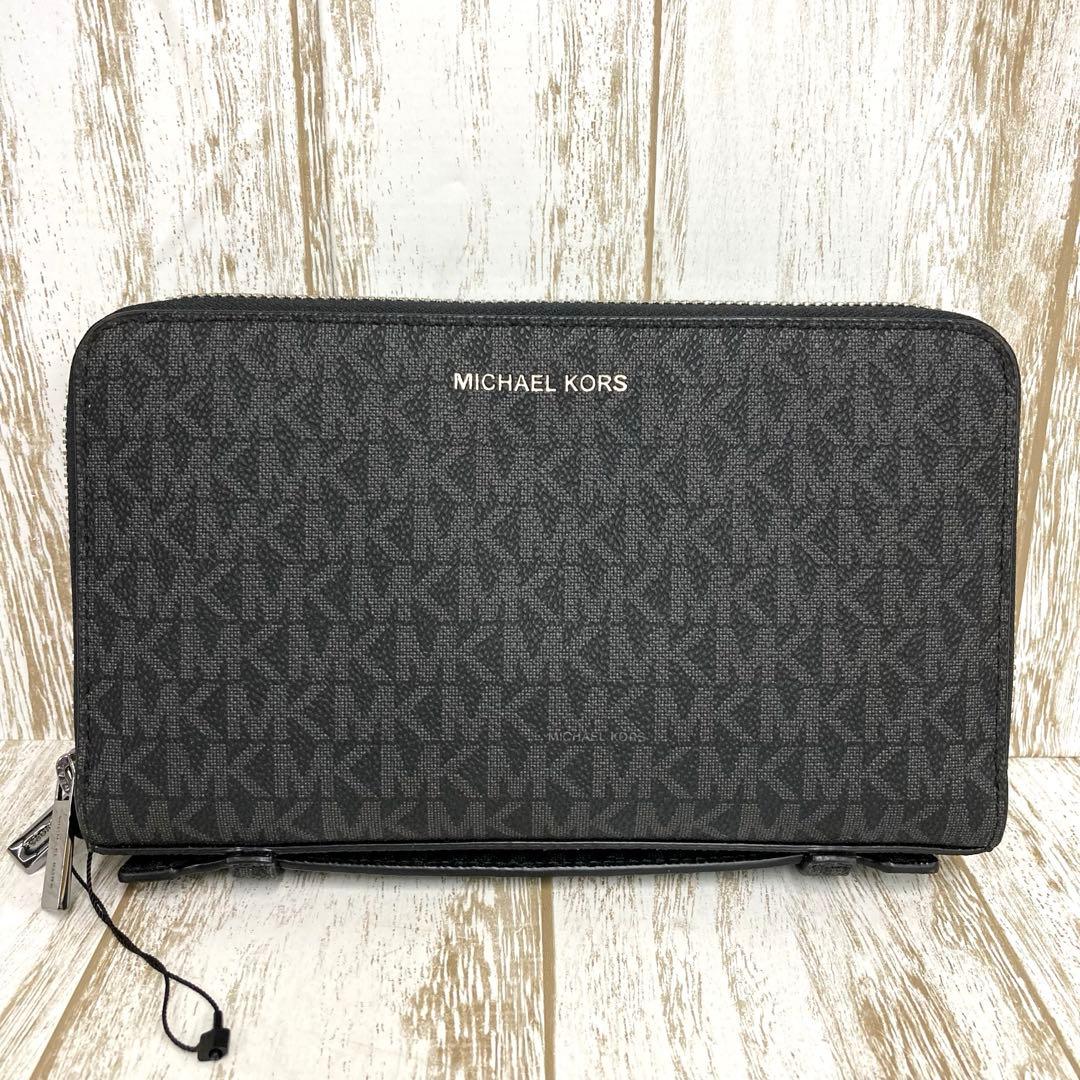 nm-808 MICHAEL KORS ダブルジップ ウォレット 財布