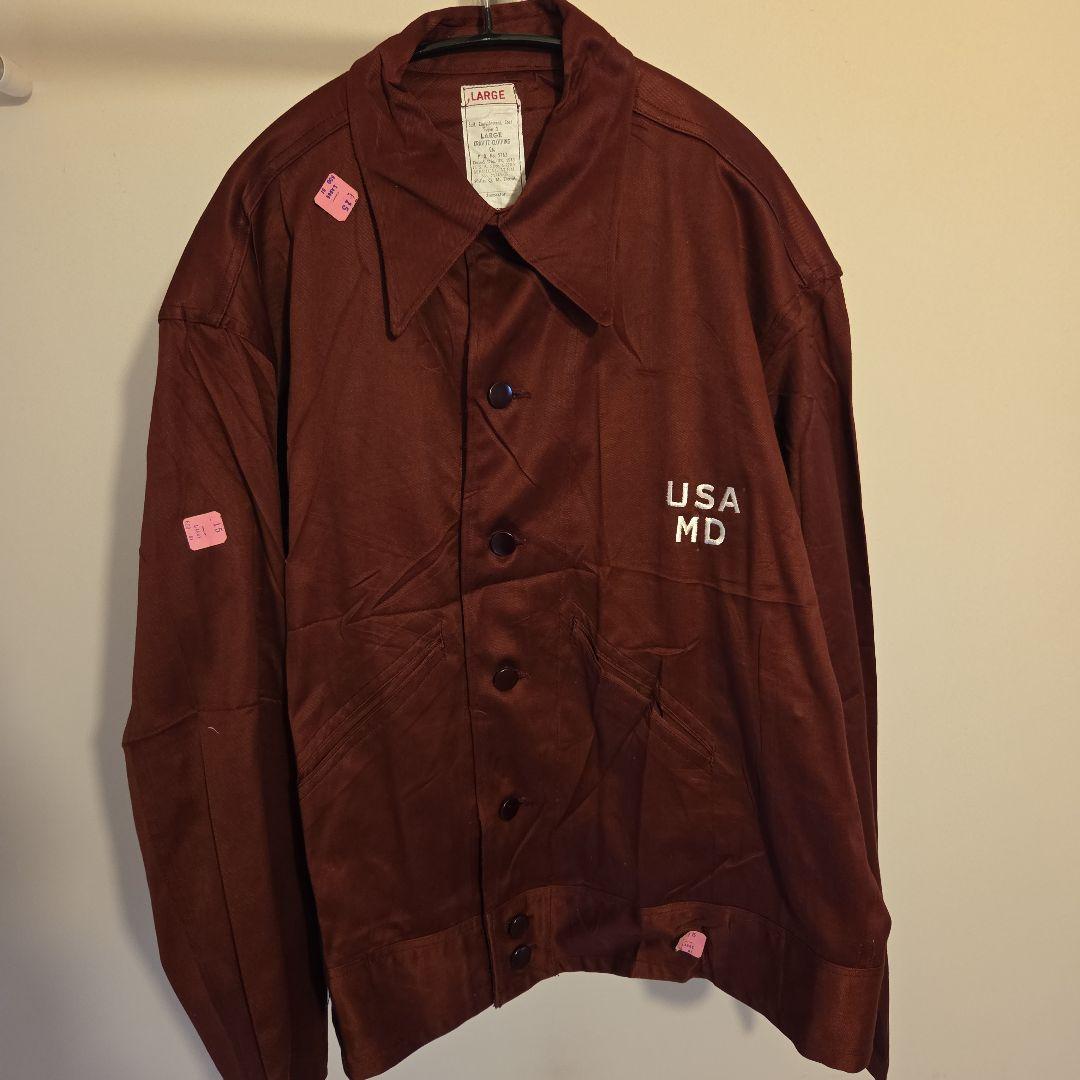 red　40sデッドストックアメリカ軍メディカルジャケット