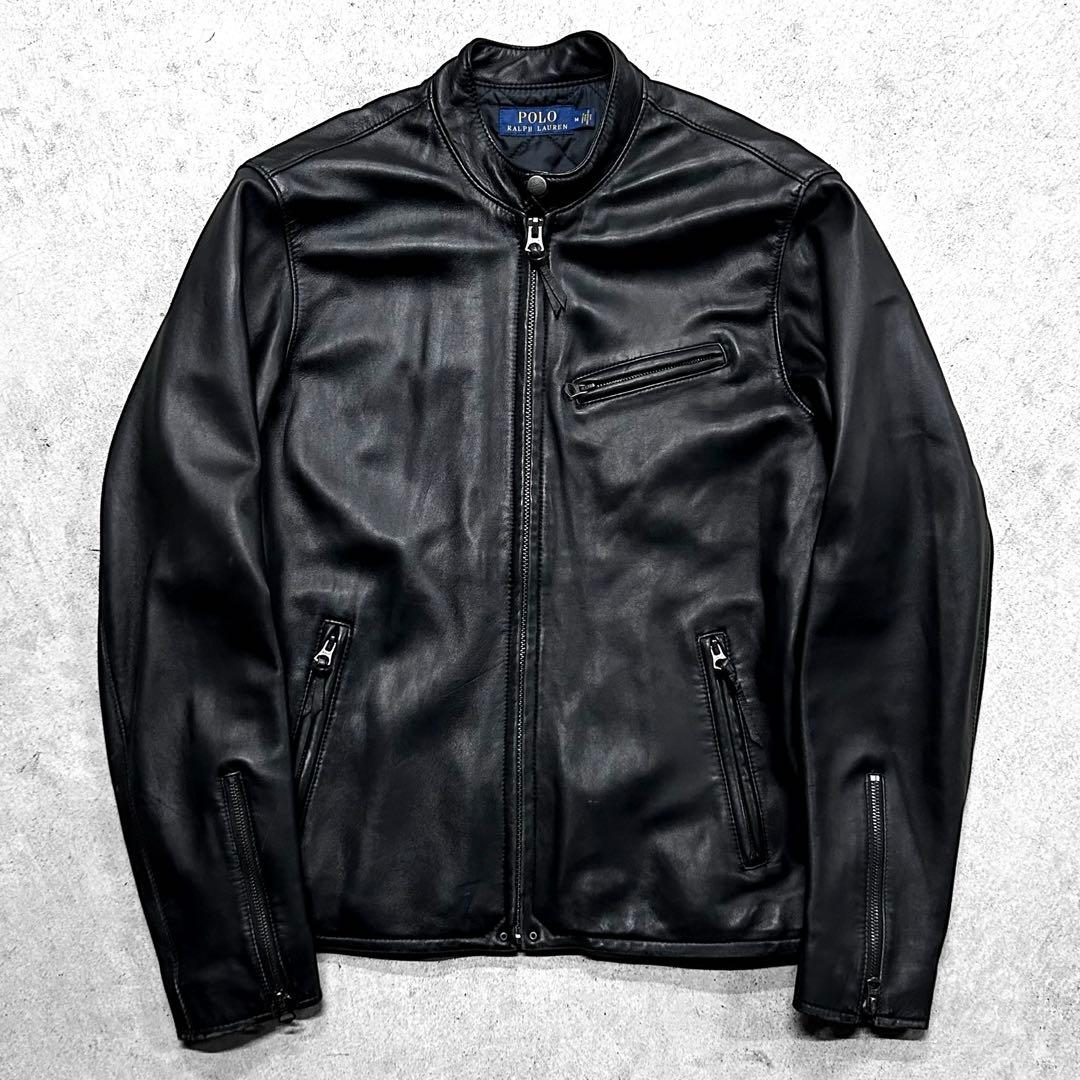 専用！ポロラルフローレン ノーポニー 現行 カフェレーサー レザージャケット レザー カフェ レーサー ジャケット | ラルフ ローレン公式オンライン