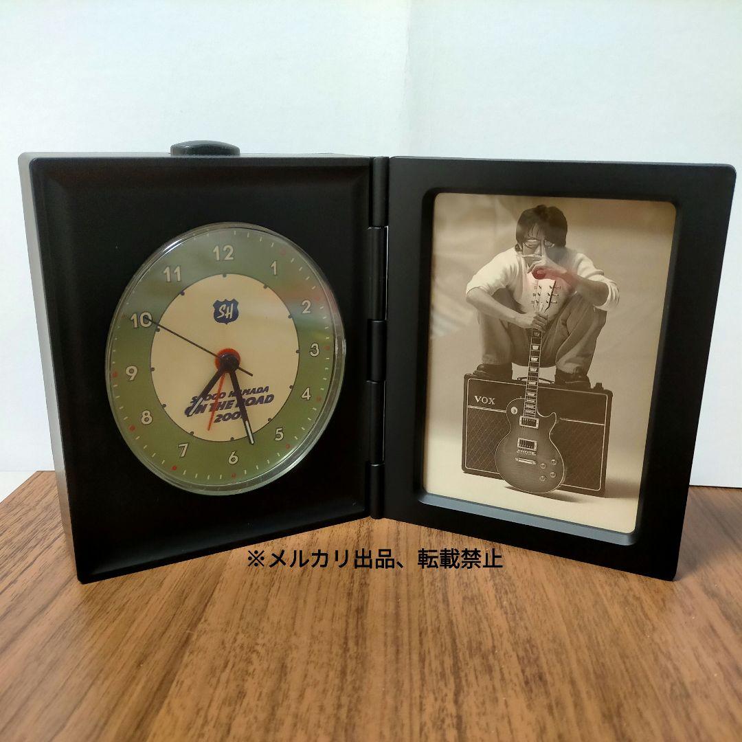 浜田省吾目覚まし時計 ON THE ROAD 2001 ツアーグッズ SHOGO HAMADA ON THE ROAD 2001 浜田省吾 目覚まし時計 フォトフレーム