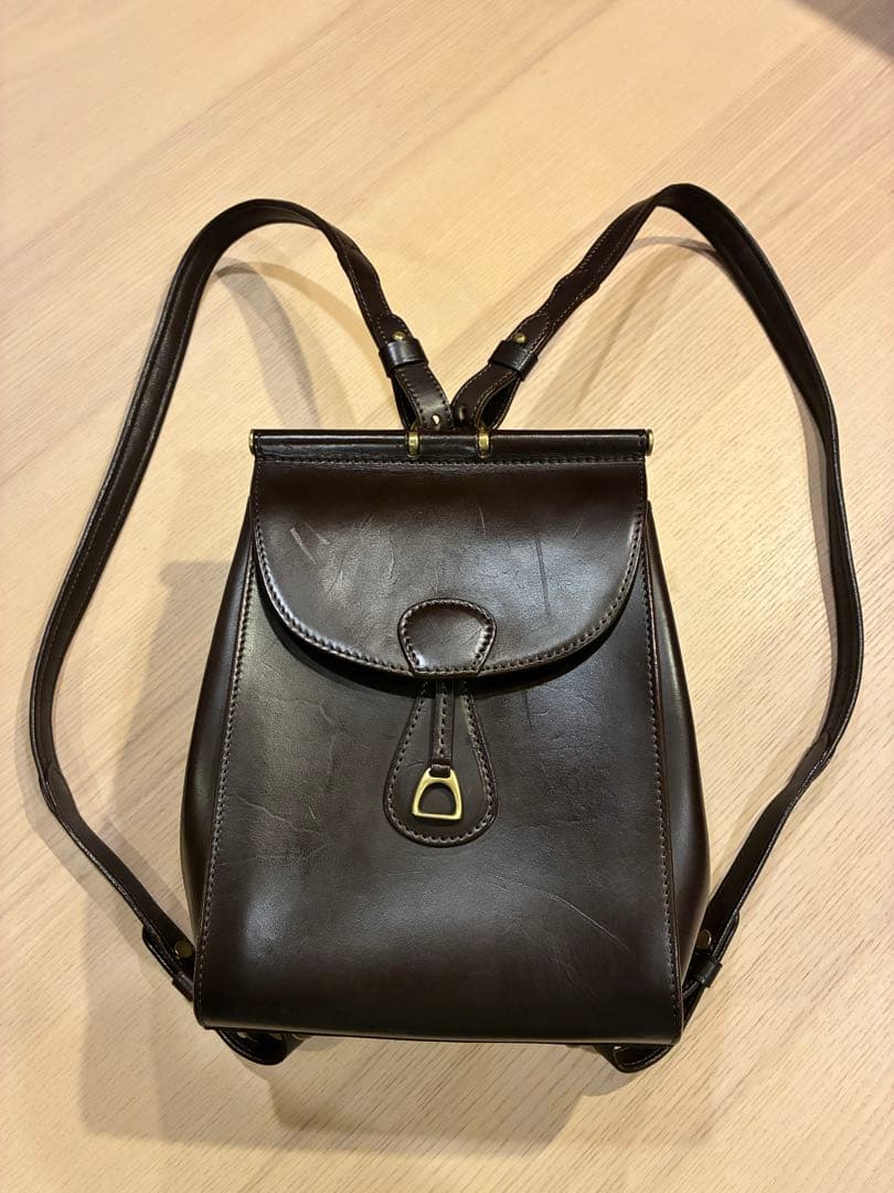 いたがき■あぶみリュック　ダークブラウン