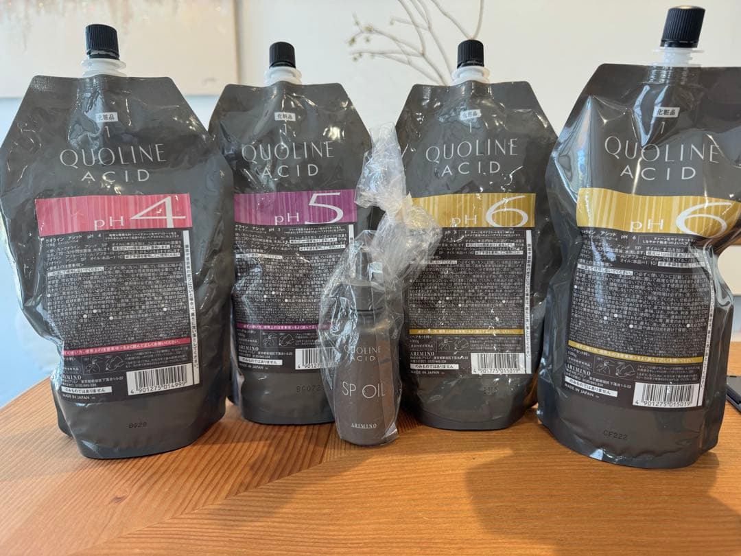 QUOLINE ACID pH 4, 5, 6 & SP OIL セット