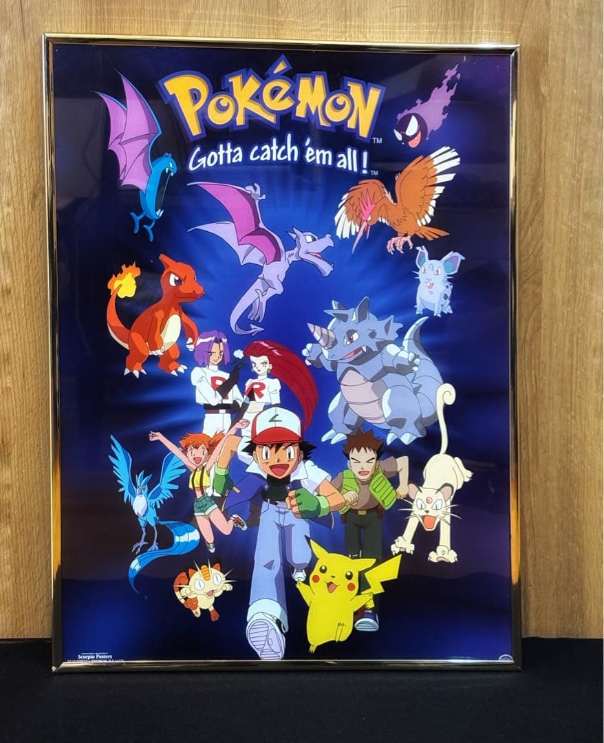 【初代 ポケモン】　英語版　豪華キャラ集合　海外仕様 初期の150匹のポケモンと、ベータ版のアメリカ名が書かれた古い