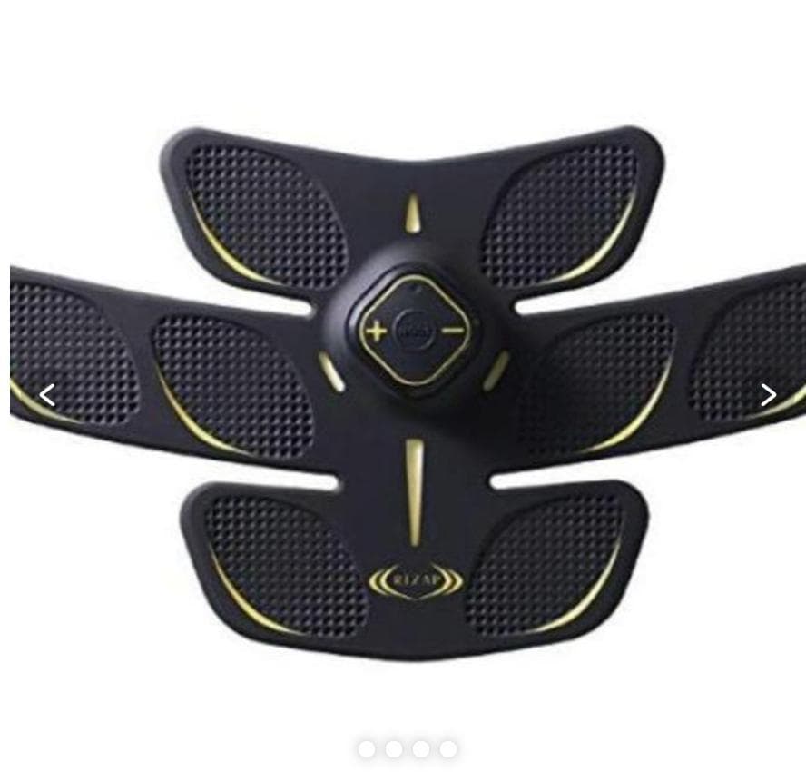 RIZAP EMS 腹筋ベルト 3D Shaper & 専用ジェルパッド(8枚)