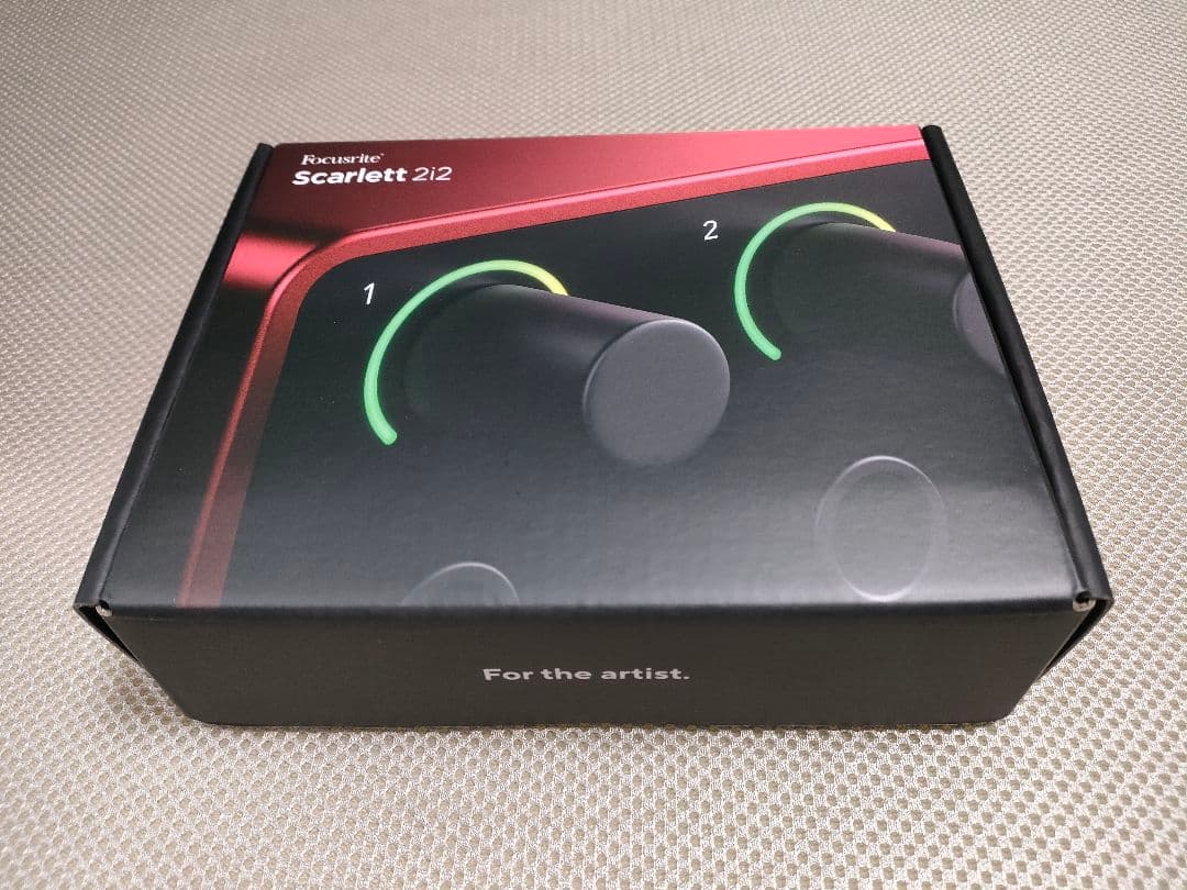 Focusrite Scarlett 2i2 オーディオインターフェース第四世代