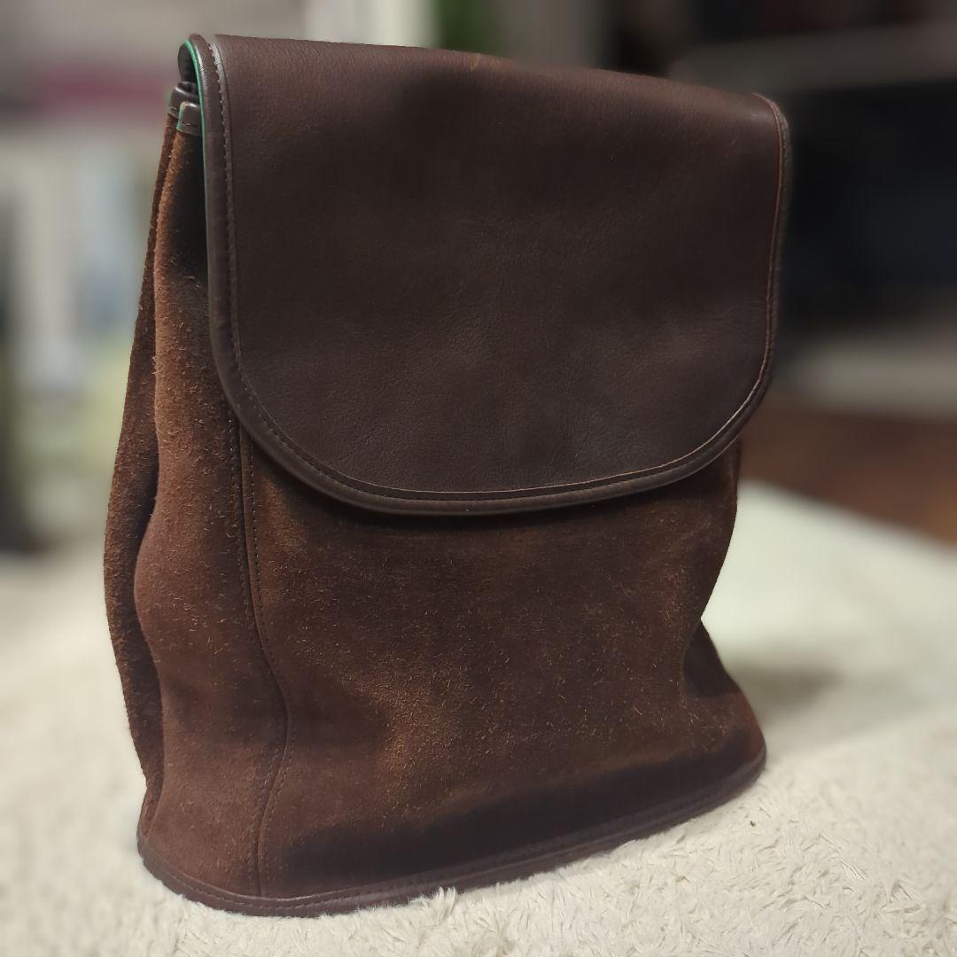 【美品】希少　オールドコーチ　9016 バークレー　スエード　レザー　リュック