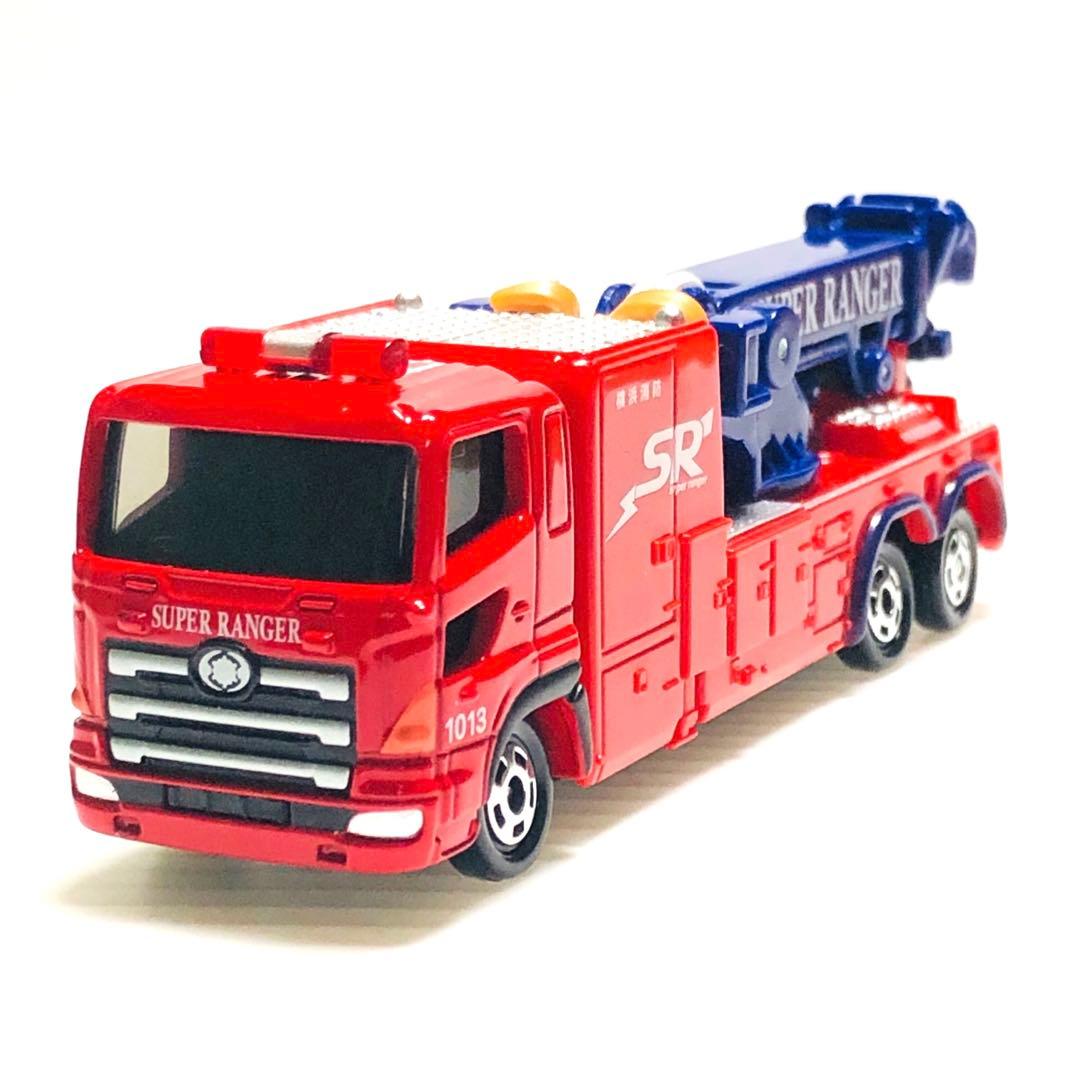 ロングトミカ 横浜消防 SR「SUPER RANGER」日野プロフィアけん引車