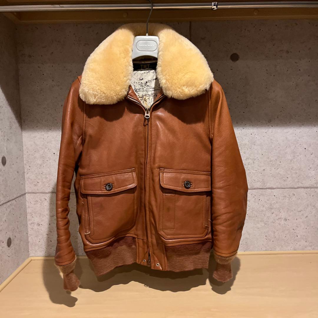 【極美品】TMTゴートレザーフライトジャケット
