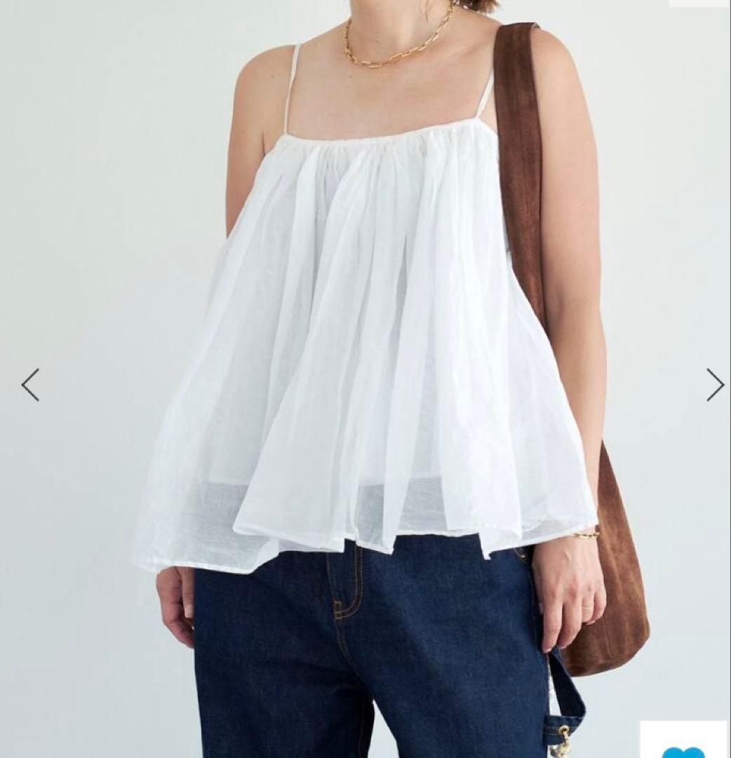 deuxiemeclasse マリリンムーンドラマティックキャミソール25年 MARILYN MOON/マリリンムーン】dramatic cami Blouse（シャツ