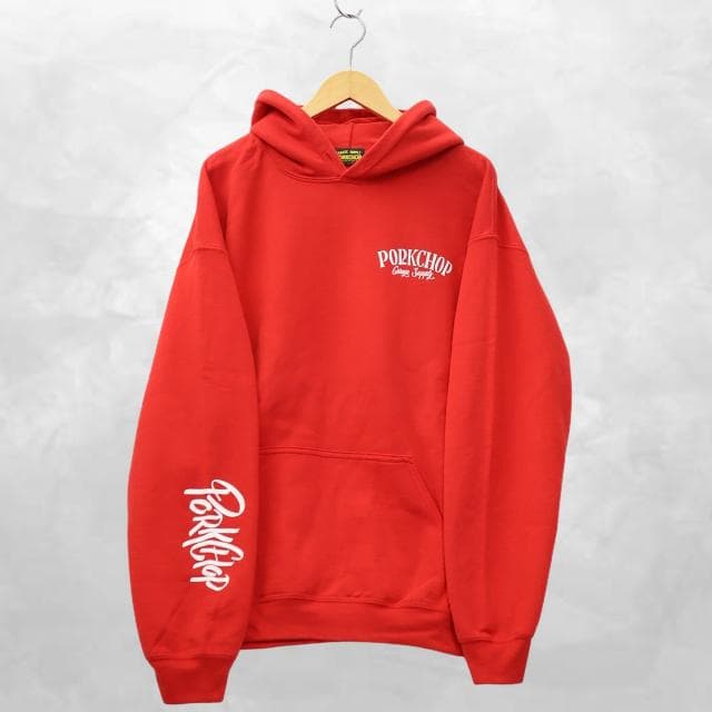 ポークチョップガレージサプライ ポークバック フーディ パーカー L