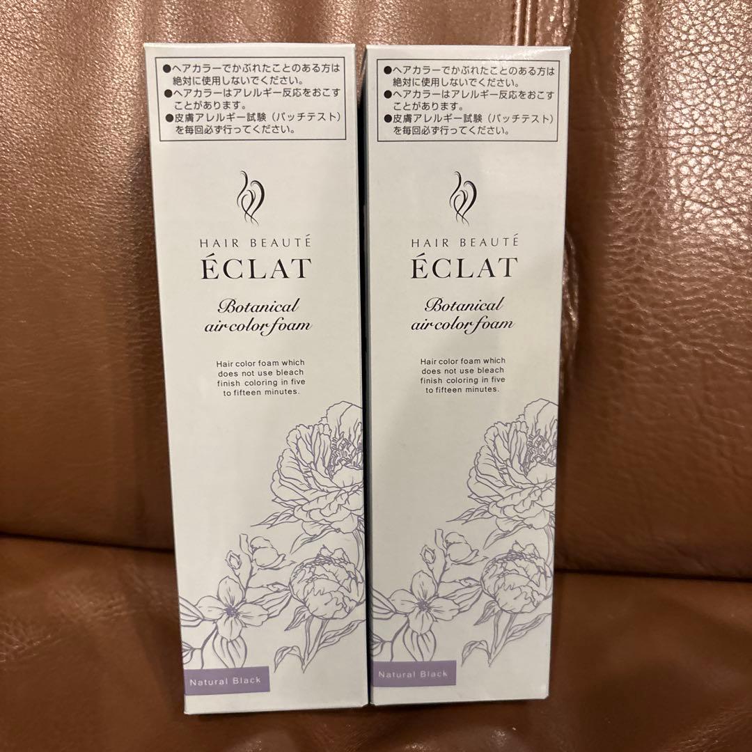 カタツムリ❇️ エアカラーフォーム ナチュラルブラック 150g×２本