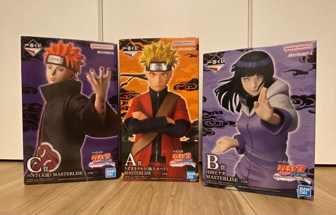 一番くじ NARUTO-ナルト- 疾風伝 A賞 B賞C賞セット