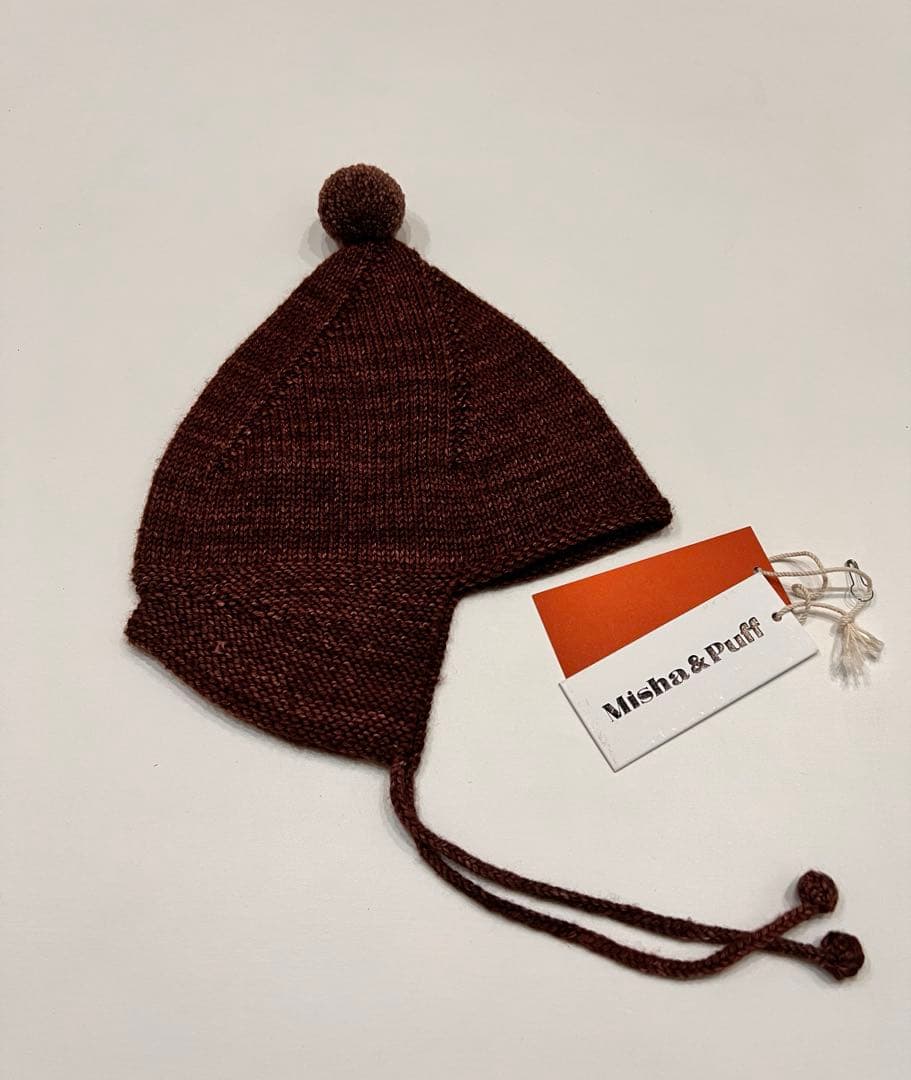 misha&puff pointy hat ニット帽　ポインティ　2-4Y