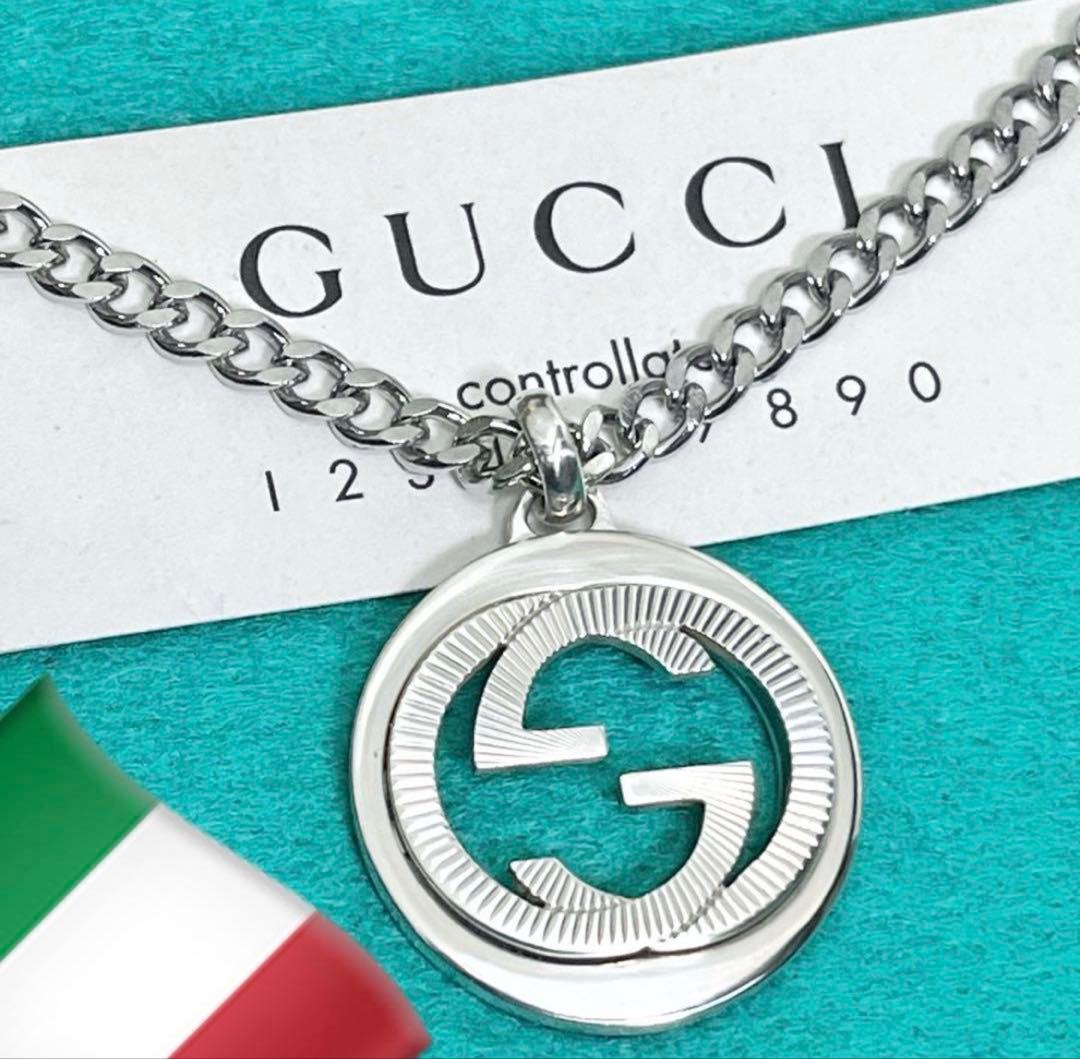 美品　GUCCI ギョーシェペンダント