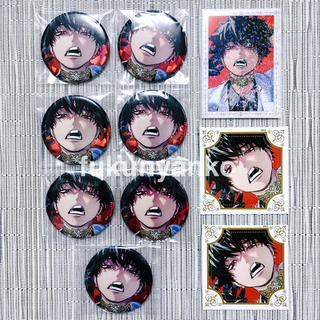 ファントムバスターズ ファボテリア 宍喰野虎落 缶バッジ クリアカード ホロ