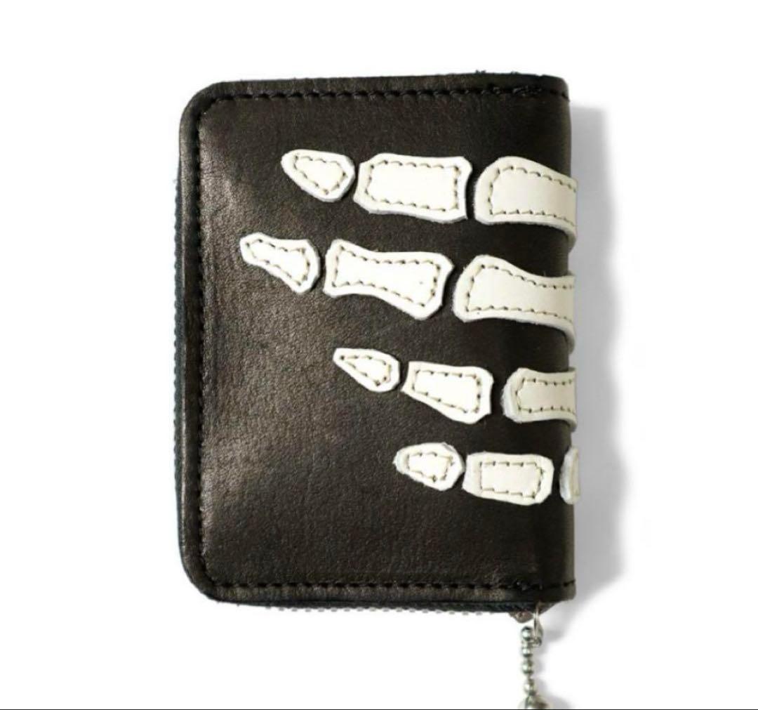 kapital THUMBS UP BONE HAND ZIP ミニウォレット