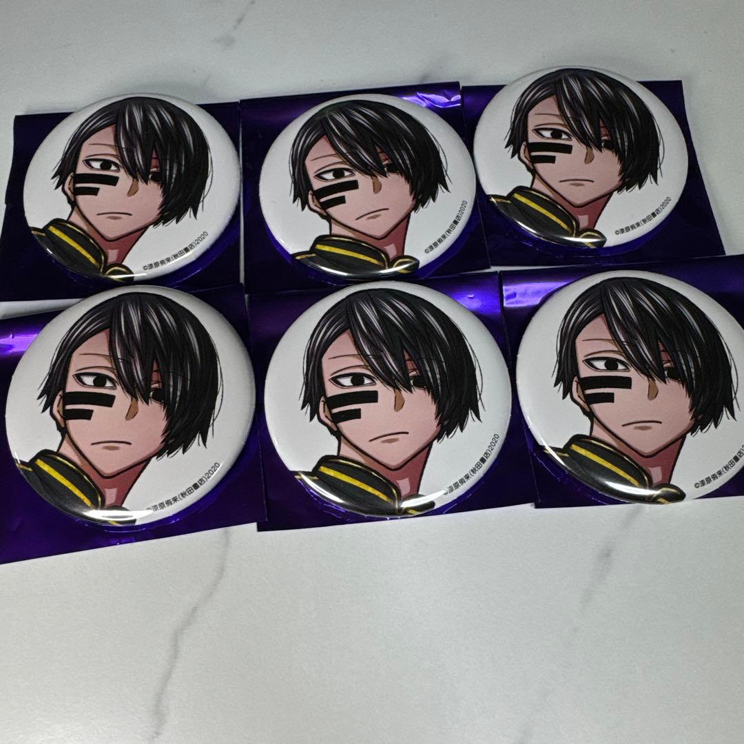 秋田書店　コミケ　冬コミ　C107 　缶バッジ　桃源暗鬼　無駄野 無人