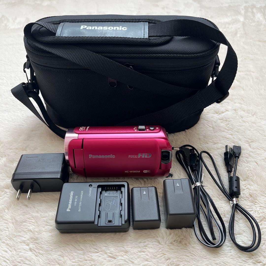 Panasonic HC-W585M ビデオカメラ 64GB内蔵 ピンク 概要 デジタルハイビジョンビデオカメラ HC-W585M | デジタルビデオ