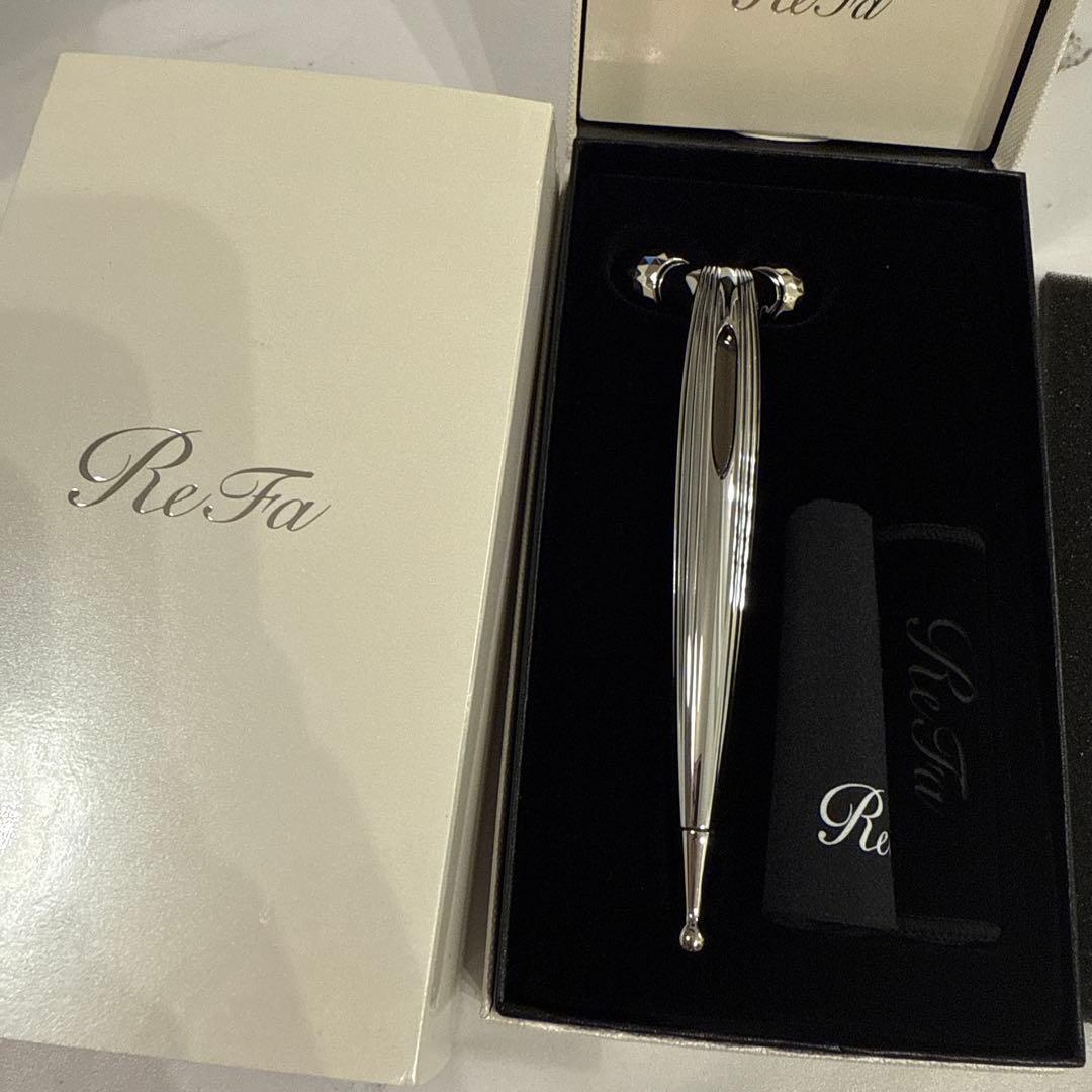 ReFa リファ エスカラットレイ 美顔ローラー シルバー 専用ケース付き