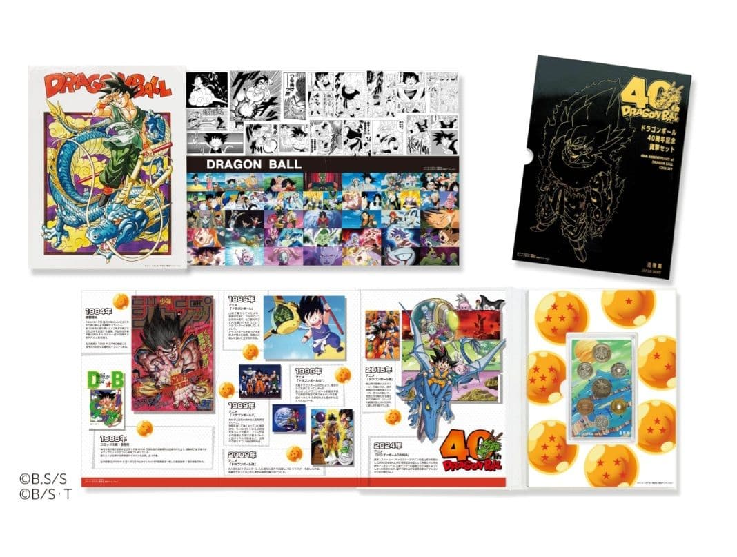 ドラゴンボール 40周年記念 2025プルーフ貨幣セット 2種類セット