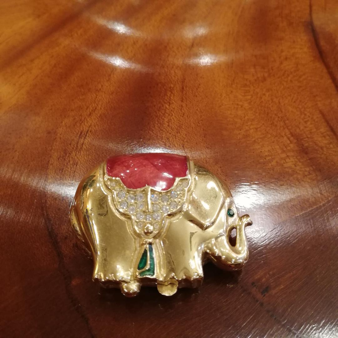 希少♠ESTEE LAUDE　練香水　ゴールドエレファント