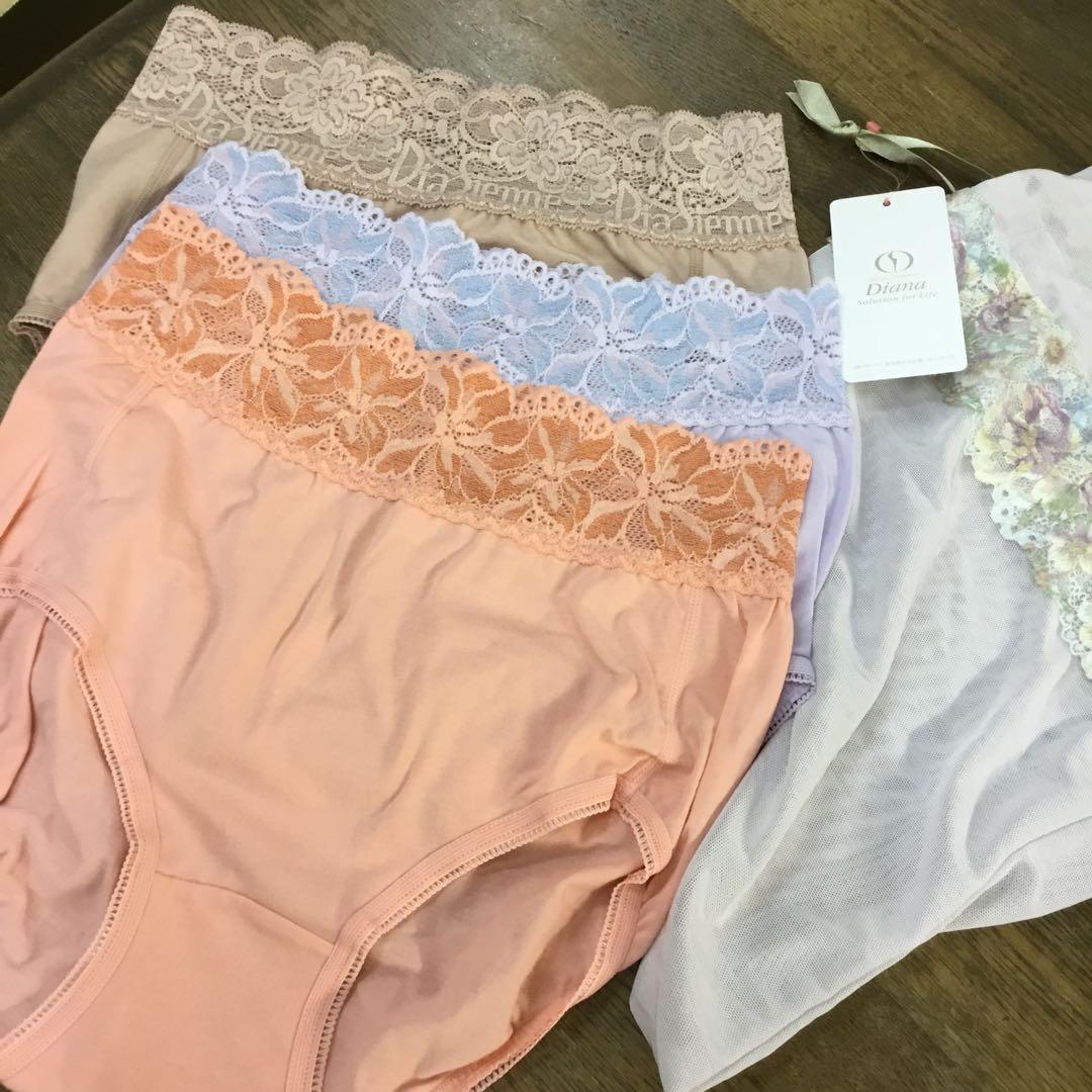 三色ショーツ　ポーチ付サイズLL