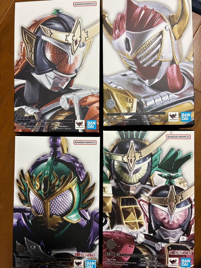 S.H.Figuarts(フィギュアーツ) 真骨彫製法　仮面ライダー鎧武 4点