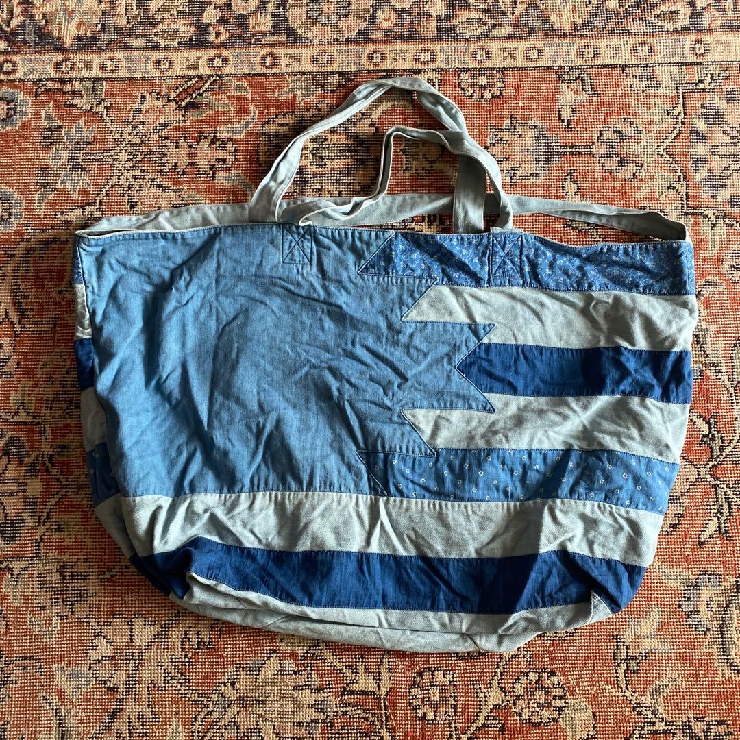 キャピタル　KAPITAL パッチワーク　ビッグトートバッグ