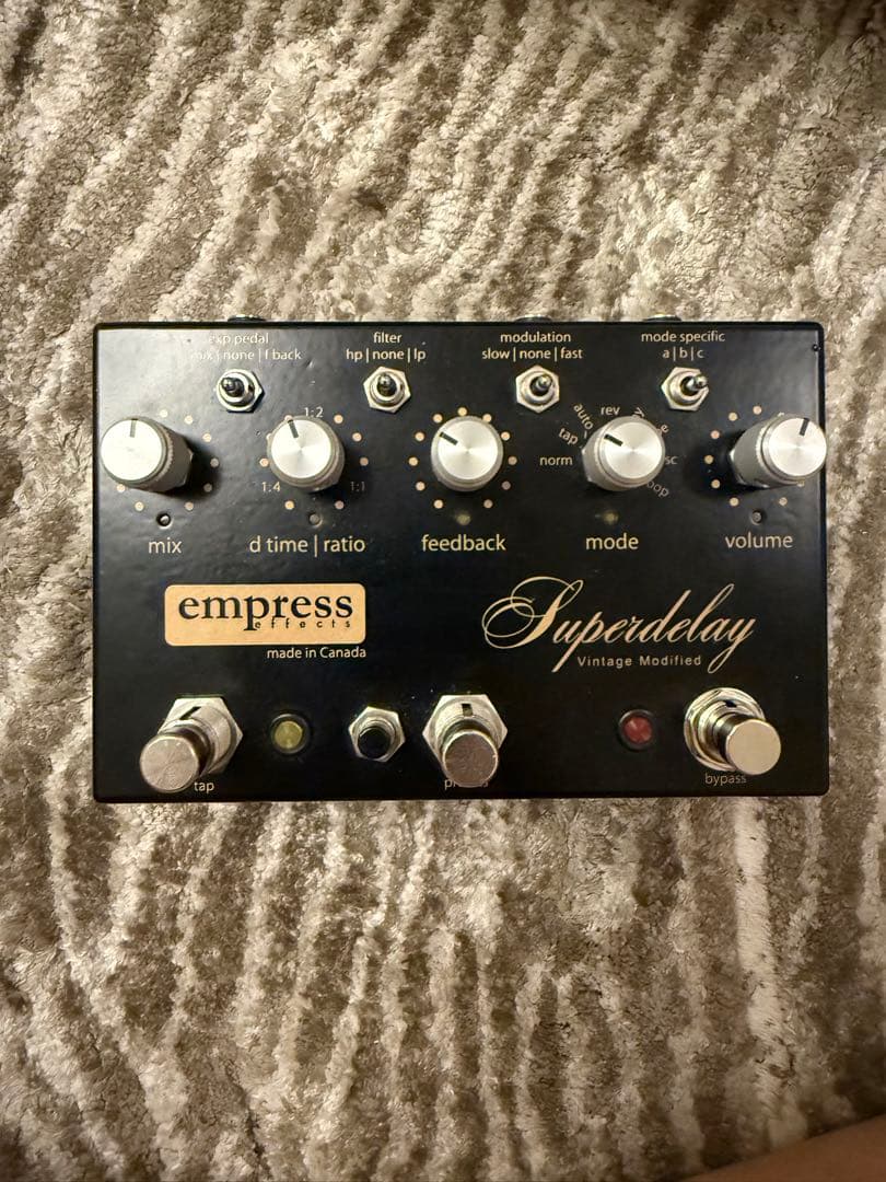 ギター Empress Superdelay Vintage Modify Vintage Modified Superdelay – Empress Effects Inc.
