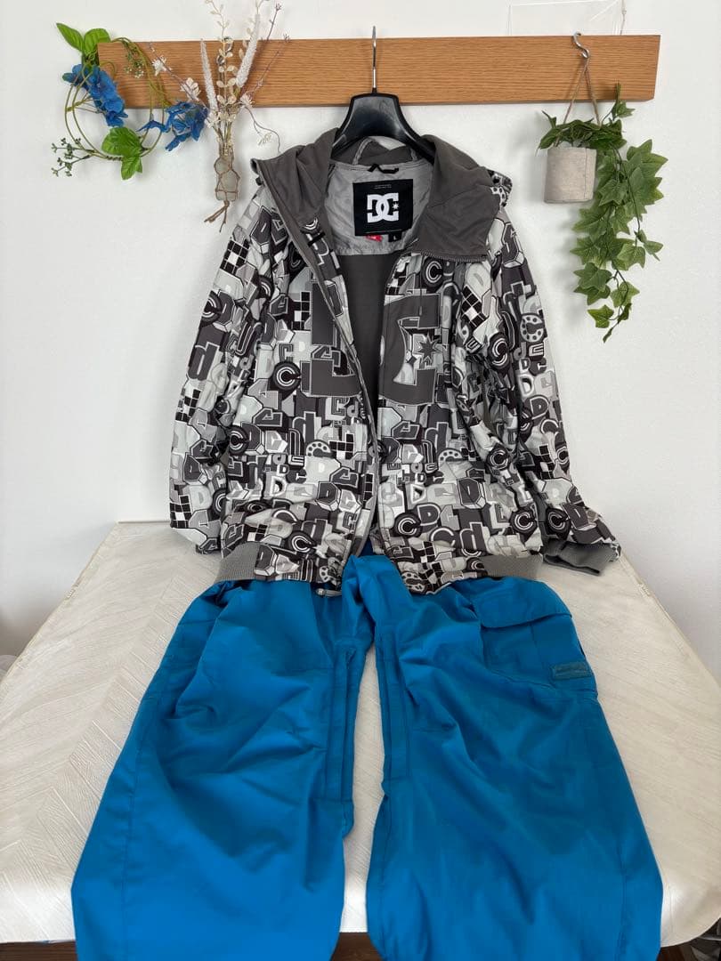hiroumi！DC スノーボードウェア Lサイズ グレー/青
