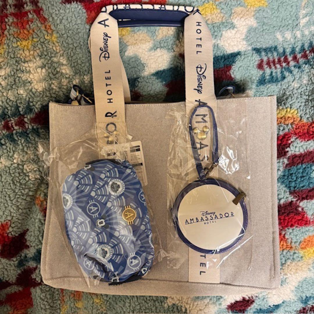 未使用新品タグ付きディズニーアンバサダーホテルトートバッグ宿泊者限定 新品 ディズニー アンバサダーホテル 宿泊者限定 トートバッグ ポーチ